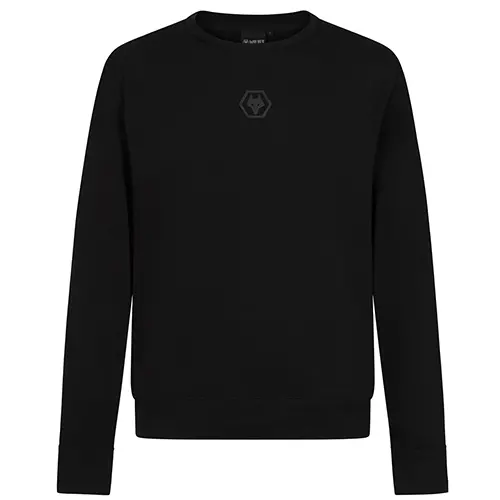Wolverhampton Wanderers Shirt Store | Blackout Sweatshirt – Black Collection Wolverhampton Wanderers Official Gear